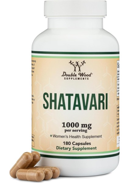 Organic Shatavari Asparagus Caps 1,000 mg 180 Caps Hormone Balance And Prolactin