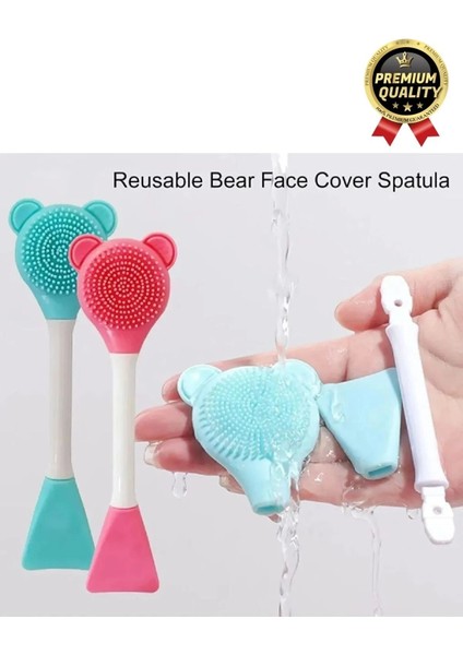 Özel Seri Esnek Yumuşak Silikon Yüz Cilt Krem Maske Uygulama ve Temizleme Fırçası Spatulası 1 Adet fırsatları