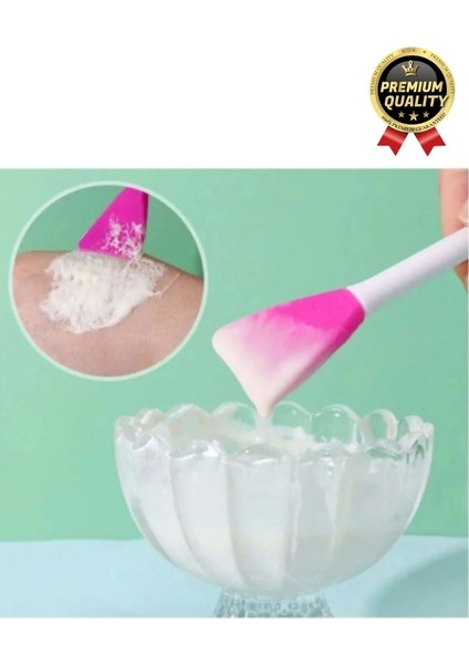Özel Seri Esnek Yumuşak Silikon Yüz Cilt Krem Maske Uygulama ve Temizleme Fırçası Spatulası 1 Adet indirimleri