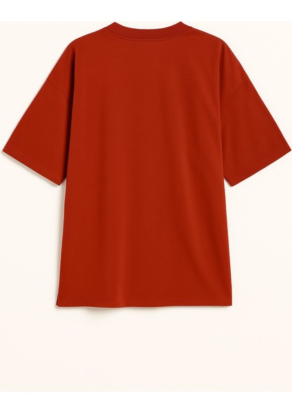 Erkek Bisiklet Yaka Oversize %100 Pamuk T-Shirt modelleri