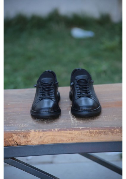 Erkek Hakiki Deri Kışlık Iç Dış Deri Kauççuk Taban Yanlar Dikişli Sportif Ortobetik Sneaker fiyatları