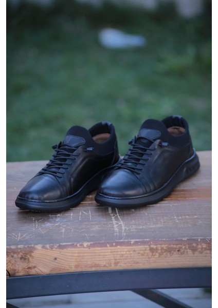 Erkek Hakiki Deri Kışlık Iç Dış Deri Kauççuk Taban Yanlar Dikişli Sportif Ortobetik Sneaker modelleri