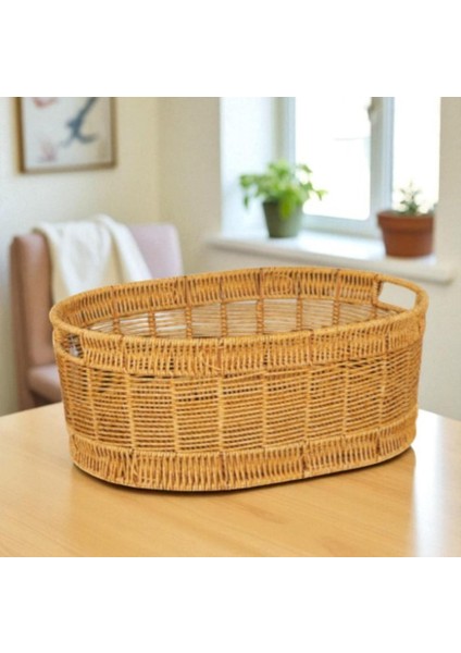 Oval Rattan Büyük Boy Sepet modelleri