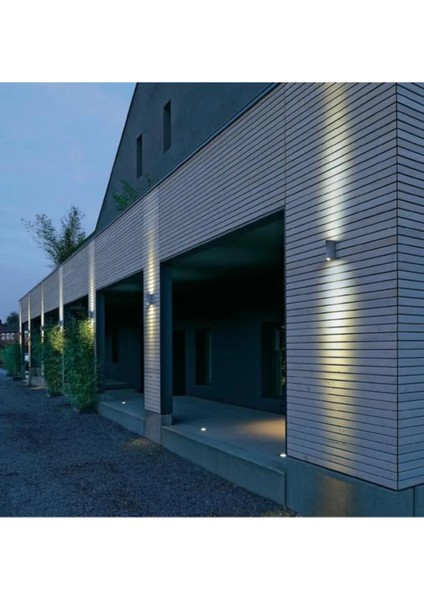 Ekim Aydınlatma Çift Yönlü Duvar Aplik Bahçe Balkon Salon Veranda Kamelya Teras Apliği