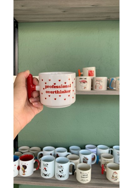 Professional Overthinker Kupa Çay Kahve Fincanı 200 ml