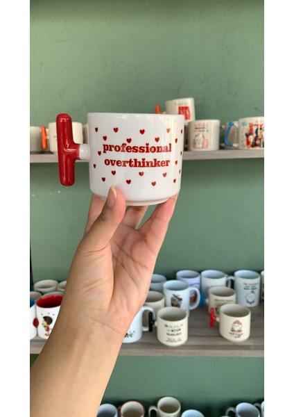 Professional Overthinker Kupa Çay Kahve Fincanı 200 ml fiyatları