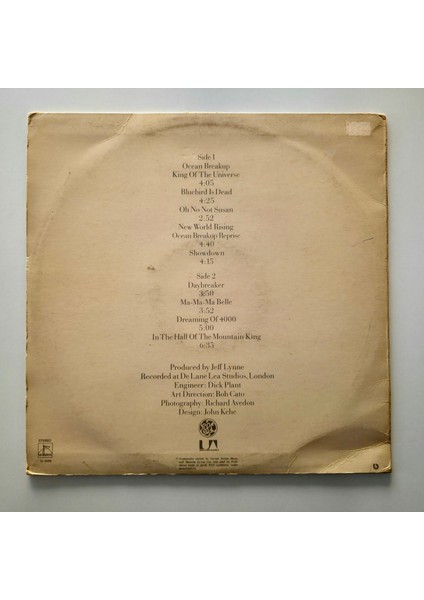 Electric Light Orchestra – On The Third Day - Dönem Baskı Plak fiyatları