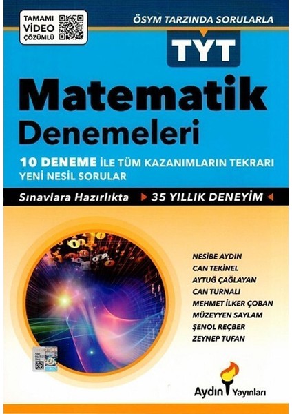 Aydın 2026 Tyt Matematik 10 Lu Denemeleri