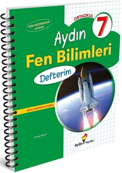 Aydın 2026 7. Sınıf fen Bilimleri Defterim