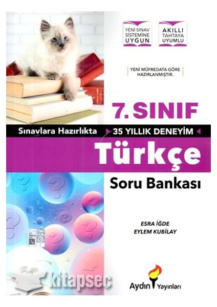7.sınıf Türkçe Soru Bankası Aydın Yayıncılık