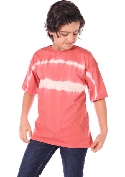 Erkek Çocuk Batik Desenli Tişört