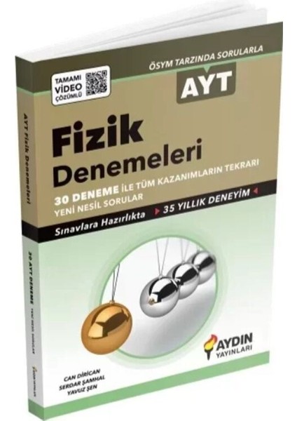 Aydın 2026 Ayt Fizik 30 Lu Denemeleri