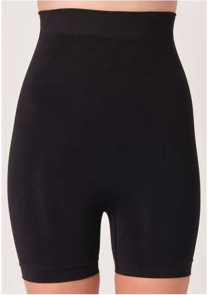 Siyah Kadın Kalça Kaldırıcı Dikişsiz Korse - 760