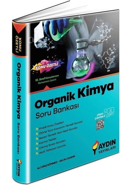 Aydın 2026 Tyt Ayt 12. Sınıf Organik Kimya Konu Özetli Soru Bankası