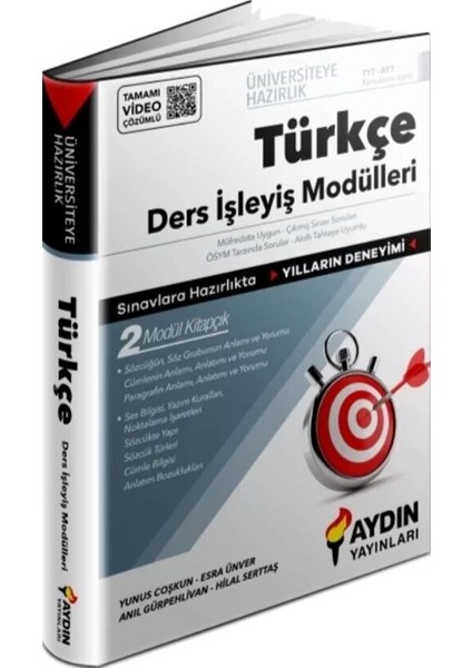 Aydın 2026 Tyt Türkçe Ders Işleyiş Modülleri