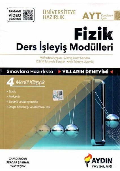 Aydın 2026 Ayt Fizik Ders Işleyiş Modülleri
