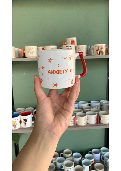 Anxiety (Ters Yüz Anksiyete) Kupa Bardak Çay Kahve Fincanı 200 ml Ku fiyatları