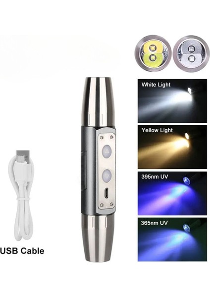 Uv Ledli El Feneri - Powerdex - Su Geçirmez - 20 W - Gold - PD-9007 indirimleri