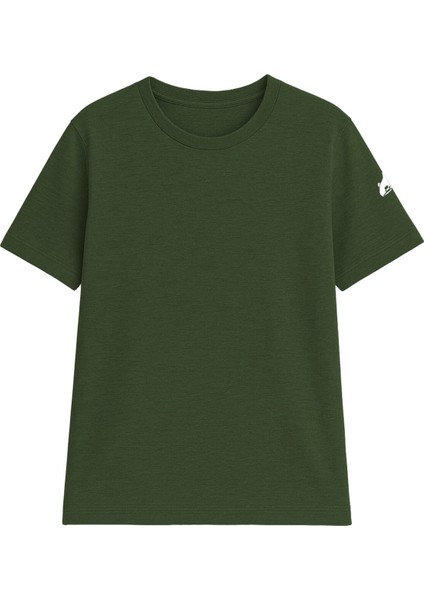 Erkek Bisiklet Yaka Basic Düz Kısa Kollu Gri T-Shirt fiyatları
