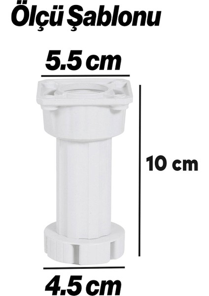 Ayarlanabilir 10 cm Ayak Set 10 Adet Dolap Mobilya Tezgah Puf Yükseltici Yükseltme Ayağı Ayakları fırsatları