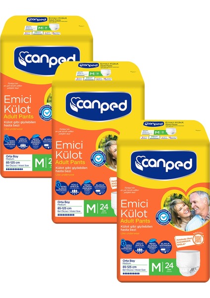 Emici Külot Orta Boy Medium 72 Li