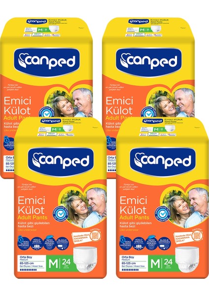 Emici Külot Orta Boy Medium 96 Lı