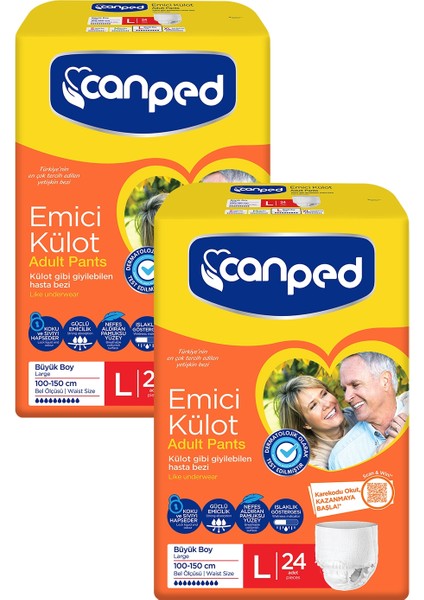 Emici Külot Büyük Boy Large 48 Li