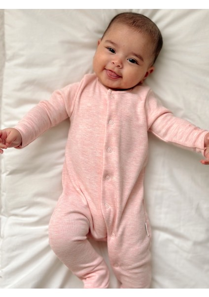 Uzun Kollu Unisex Bebek Tulum Aç Kapa Patikli %100 Pamuk Ekstra Yumuşak Doku Oeko-Tex Sertifikalı fiyatları