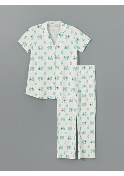 Yeni Sezon Gomlek Yaka Desenli Hamile Pijama Takimi - S57885Z8 indirimleri