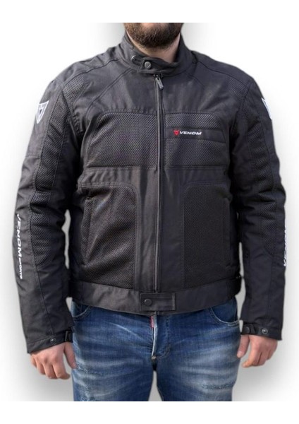 Motosiklet Mont Erkek Siyah Dynamic Montu 4 Mevsim ( Bir Beden Büyük Tercih Ediniz) fırsatları