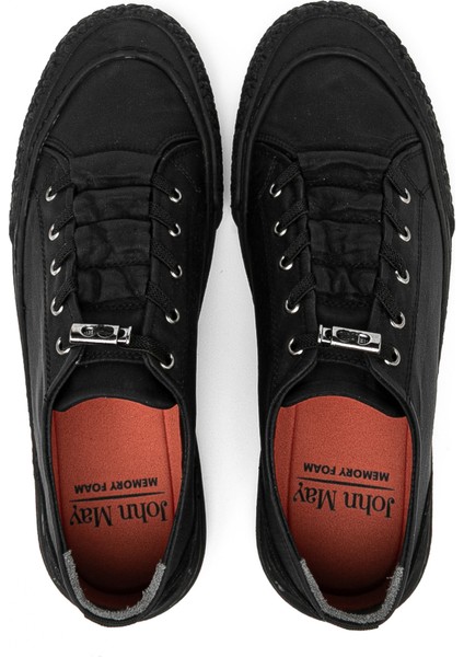 Erkek Sneaker ( Günlük) KA-C25806 John May Siyah Fayliza-Siyah Suet