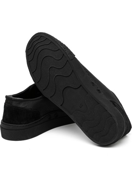 Erkek Sneaker ( Günlük) KA-C25806 John May Siyah Fayliza-Siyah Suet
