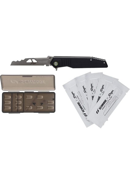 Usa Nitro Enrage 7 – 2.5" Değiştirilebilir Bıçaklı Katlanır Bıçak, G10 Sap, Frame Lock (1202706)