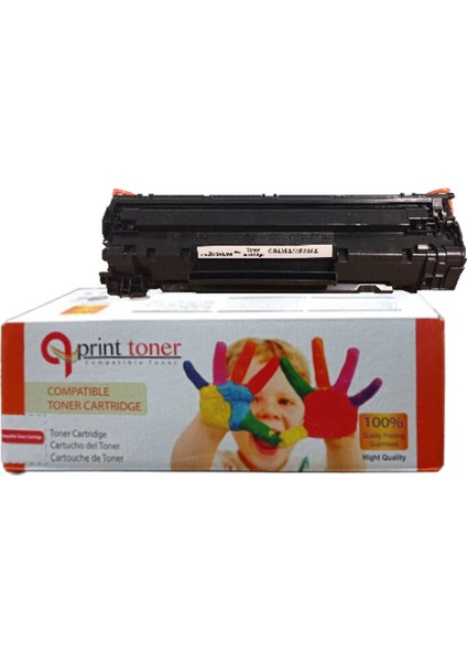 Qprint Toner Hp Ce 285A Ithal Muadil Toner P1002 P1003 P1004 P1005 P1006 P1009 P1505 M1120 M1522