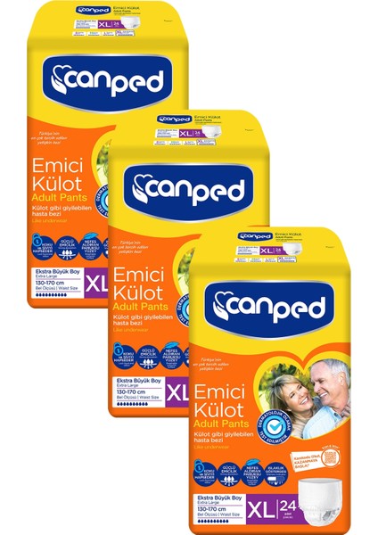 Emici Külot Extra Büyük Boy Large 72 Li