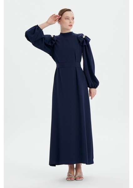 Lacivert Mia Elbise