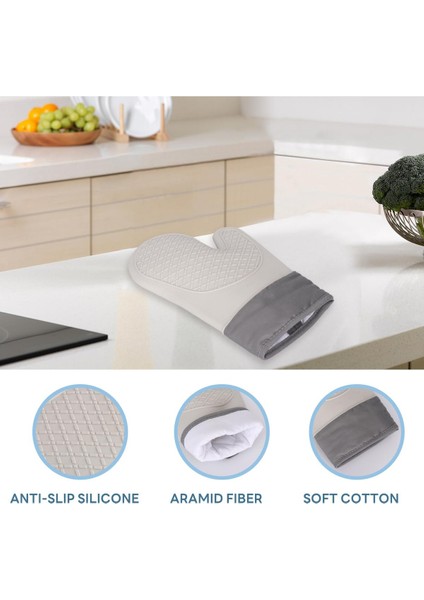 Isıya Dayanıklı Silikon Fırın Eldiveni