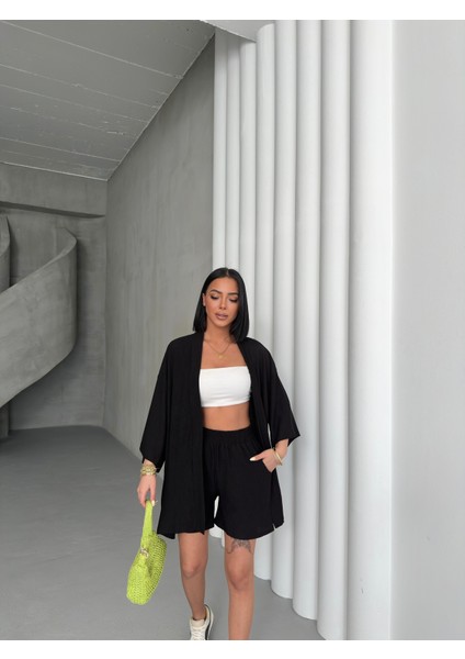 Kadın Giyim 2'li Kimono Takım modelleri