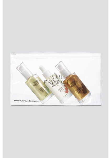 Let The Shine In Işıltı ve Bakım Seti (Çanta Hediye) | Silver Oil & Bronze Oil & Hair Oil 3 x 50ML