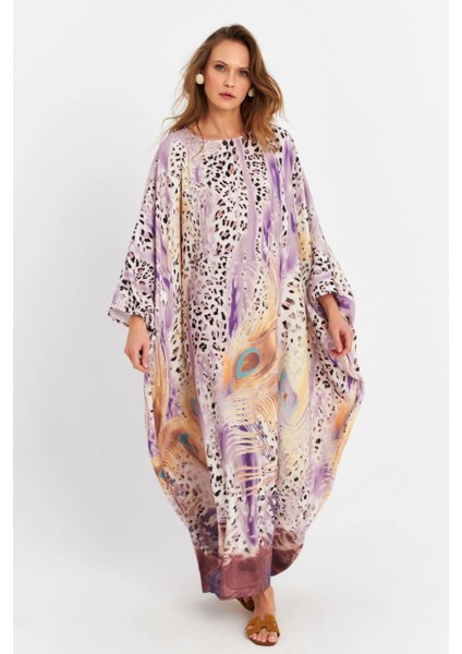 Kadın Multi İpek Kaftan Elbise MALO4010 modelleri