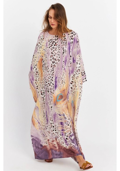 Kadın Multi İpek Kaftan Elbise MALO4010 fırsatları