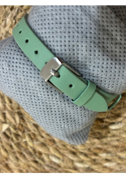 Retro Vintage Kadın Kol Saati Su Yeşili Düz Renk , Zarif Tasarım 0021 fiyatları