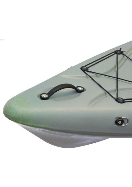 Fishman Balıkçı Kanosu Amatör Tek Kişilik Kano Yeşil Gri Siyah