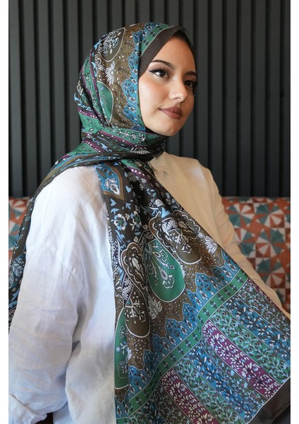 Karma Motif Desen Haki Soft Pamuk Şal fiyatları