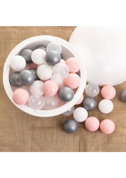 Bubble 50’li Top Havuzu Topları - Pembe-Gri fiyatları
