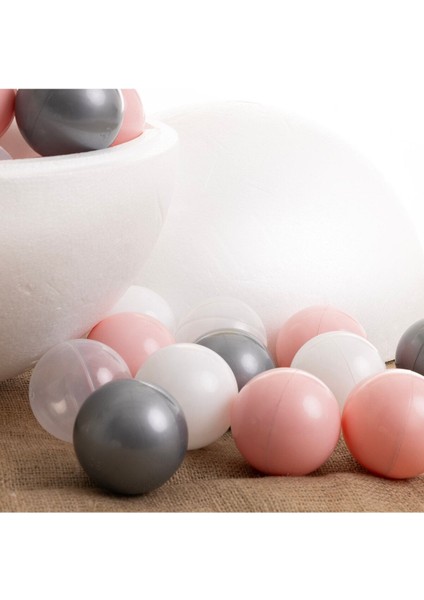 Bubble 50’li Top Havuzu Topları - Pembe-Gri modelleri