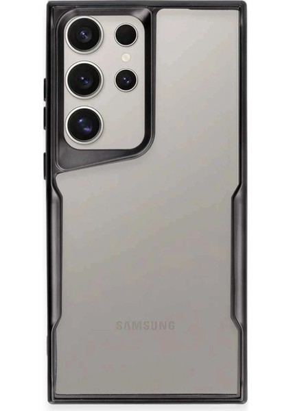 Samsung Galaxy S24 Ultra Kılıf Boyi Silikon Kapak - Siyah