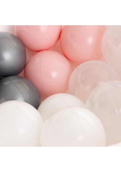 Bubble 50’li Top Havuzu Topları - Pembe-Gri