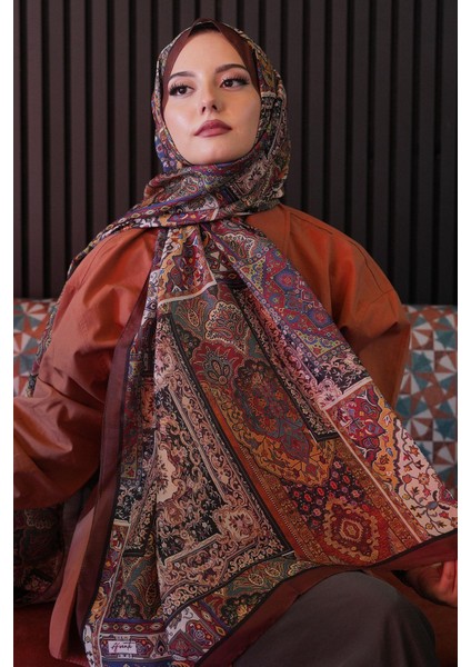 Etnik Desen Taba Soft Pamuk Şal fiyatları