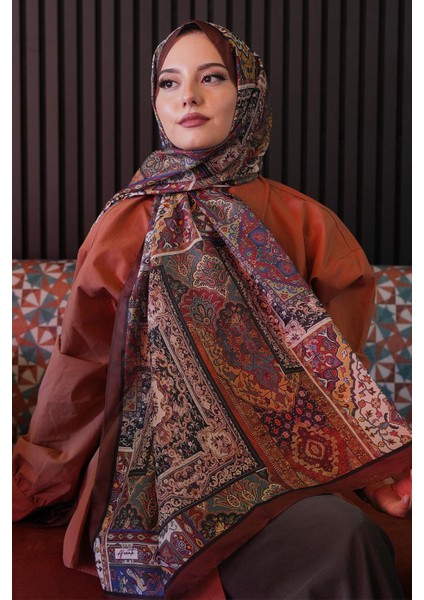 Etnik Desen Taba Soft Pamuk Şal modelleri
